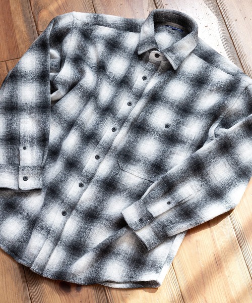 BLUE STANDARD/ブルースタンダード】ウール混 リラックスフィット