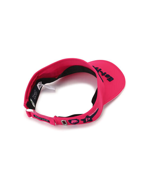 PEARLY GATES（パーリーゲイツ）の「【PEARLY GATES】New Historyロゴ リサイクルツイルバイザー (UNISEX)（サンバイザー・レディース・ホワイト/ネイビー・FREE）」の8枚目の写真