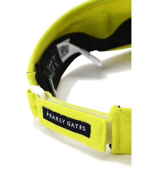 PEARLY GATES（パーリーゲイツ）の「【PEARLY GATES】New Historyロゴ リサイクルツイルバイザー (UNISEX)（サンバイザー・レディース・ホワイト/ネイビー・FREE）」の17枚目の写真