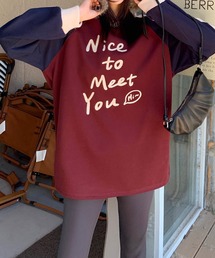 aimoha | ラグランスリーブスウェット(スウェット)