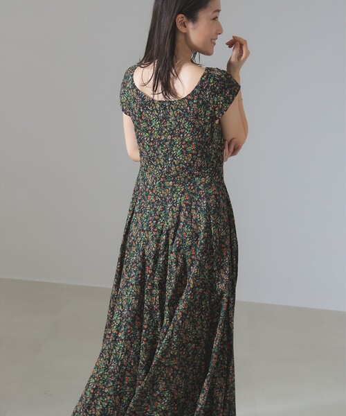 別注】MARIHA / 月の夢 プリント ワンピース［手洗い可