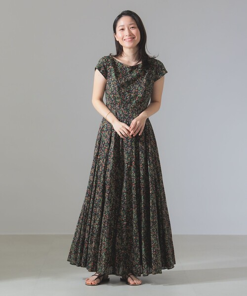 別注】MARIHA / 月の夢 プリント ワンピース［手洗い可