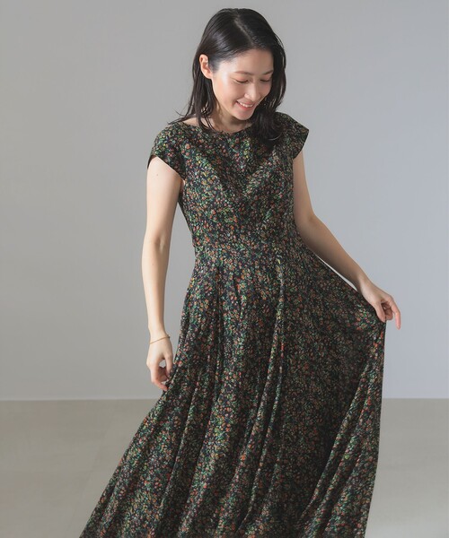 高い素材 / 別注】MARIHA 月の夢 ワンピース［手洗い可 プリント ワンピース