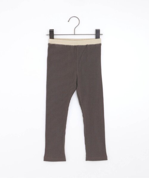p.premier(ピードットプルミエ)の「ヘビロテしたくなるストレッチリブレギンス(その他パンツ・キッズ・チャコール/イエロー/ブルー/グレー/カーキ/ピンク/グリーン・70/80/90/100/110/120)」の2枚目の写真