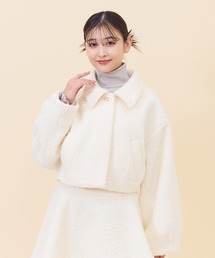 【セットアップ可能】ブークレショートコート