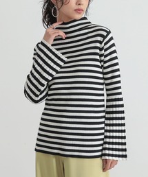 n'OrLABEL | 『配色セミフレアスリーブニット』(ニット/セーター)