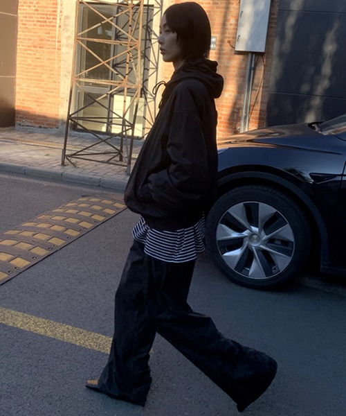 LONSLAN】サイドダーツ ボリュームイージーパンツ CHLONW25s008