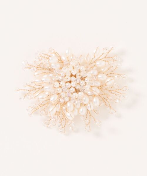 styiro（スタイロ）の「パールボリュームフラワーブローチ（ブローチ/コサージュ・レディース・ホワイト系その他2/ホワイト系その他・FREE）」の12枚目の写真