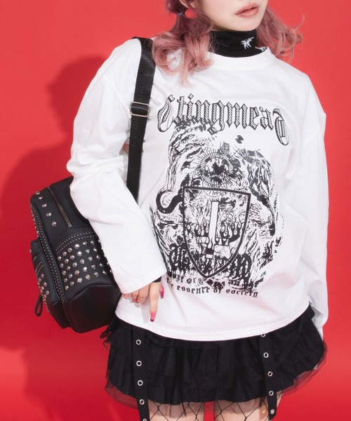 ロゴベーシックロンTカットソー【大きいサイズ有】（Tシャツ