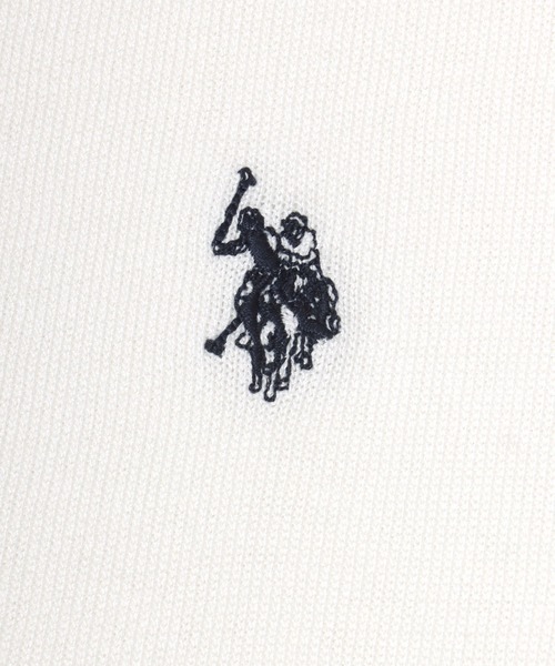 U.S. POLO ASSN.（ユーエスポロアッスン）の「U.S. POLO ASSN.（ユーエスポロアッスン）ワンポイントロゴ 刺繍サマーニットカーディガン レディース（カーディガン/ボレロ・レディース・ブラック/アイボリー/レッド/ベージュ・M/L）」の21枚目の写真