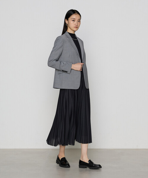 COMME CA（コムサ）の「【セットアップ対応】ブライトリートロ シングルジャケット（テーラードジャケット・レディース・トップグレー/ブラック・7号/11号/9号）」の3枚目の写真