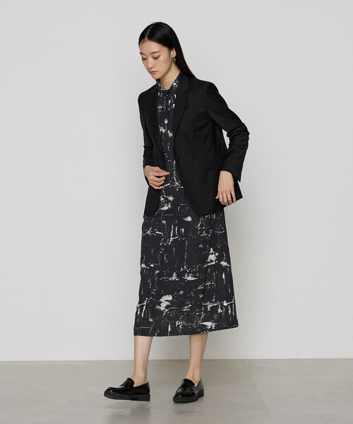 COMME CA（コムサ）の「【セットアップ対応】ブライトリートロ シングルジャケット（テーラードジャケット・レディース・トップグレー/ブラック・7号/11号/9号）」の5枚目の写真