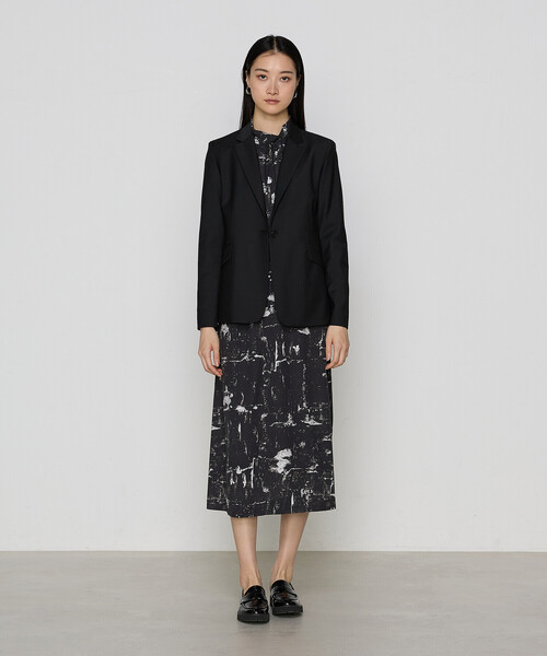 COMME CA（コムサ）の「【セットアップ対応】ブライトリートロ シングルジャケット（テーラードジャケット・レディース・トップグレー/ブラック・7号/11号/9号）」の6枚目の写真