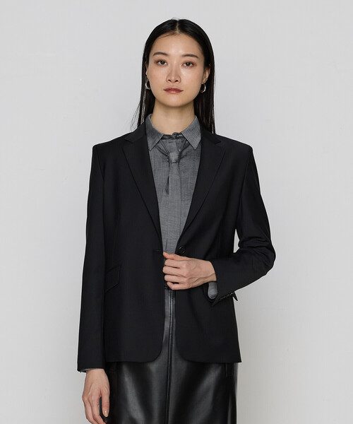 COMME CA（コムサ）の「【セットアップ対応】ブライトリートロ シングルジャケット（テーラードジャケット・レディース・トップグレー/ブラック・7号/11号/9号）」の11枚目の写真