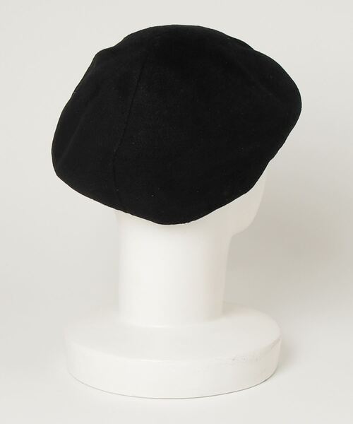 atmos pink（アトモスピンク）の「atmos pink ベーシック ベレー帽 (BLACK)（ハンチング/ベレー帽・レディース・ブラック・FREE）」の2枚目の写真