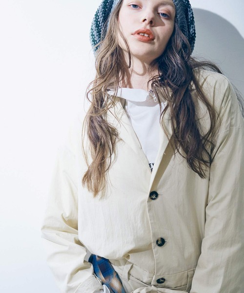 RNA（アールエヌエー）の「O0735 ルーズシャツオールインワン（つなぎ/オールインワン・レディース・ブルー/ライトベージュ/ピンク・MEDIUM）」の13枚目の写真