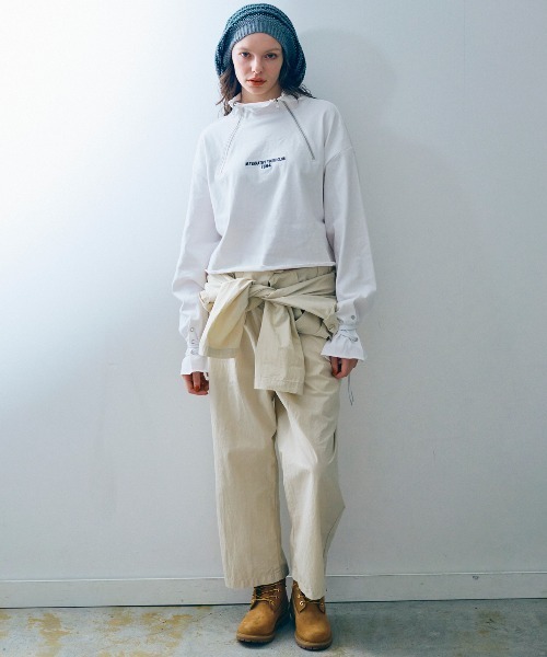 RNA（アールエヌエー）の「O0735 ルーズシャツオールインワン（つなぎ/オールインワン・レディース・ブルー/ライトベージュ/ピンク・MEDIUM）」の19枚目の写真