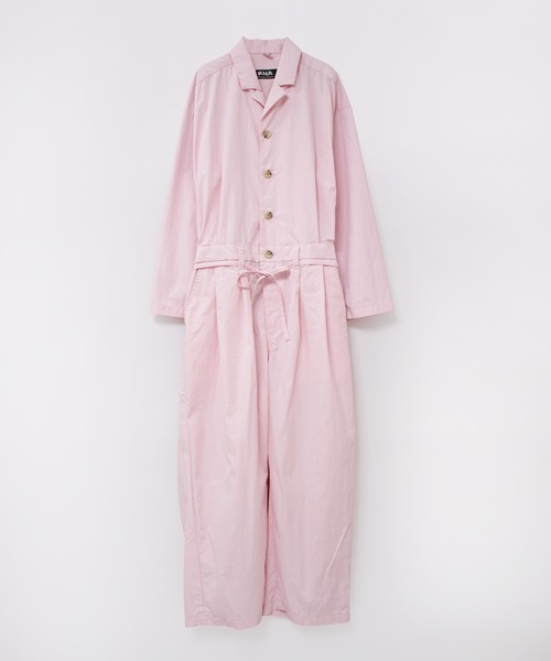 RNA（アールエヌエー）の「O0735 ルーズシャツオールインワン（つなぎ/オールインワン・レディース・ブルー/ライトベージュ/ピンク・MEDIUM）」の11枚目の写真