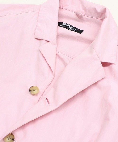 RNA（アールエヌエー）の「O0735 ルーズシャツオールインワン（つなぎ/オールインワン・レディース・ブルー/ライトベージュ/ピンク・MEDIUM）」の21枚目の写真