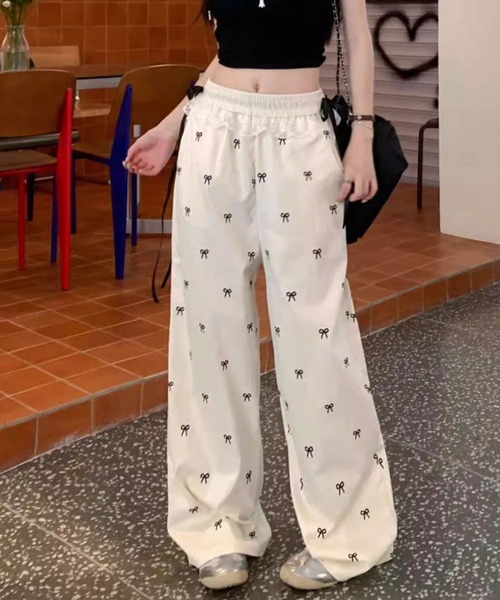 sevens（セブンズ）の「【sevens】PT リボンウエストフリルパンツ（その他パンツ・レディース・ブラック/ベージュ・FREE）」の7枚目の写真