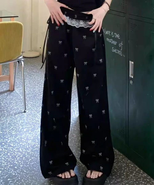 sevens（セブンズ）の「【sevens】PT リボンウエストフリルパンツ（その他パンツ・レディース・ブラック/ベージュ・FREE）」の15枚目の写真