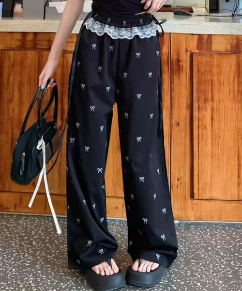 sevens（セブンズ）の「【sevens】PT リボンウエストフリルパンツ（その他パンツ・レディース・ブラック/ベージュ・FREE）」の20枚目の写真