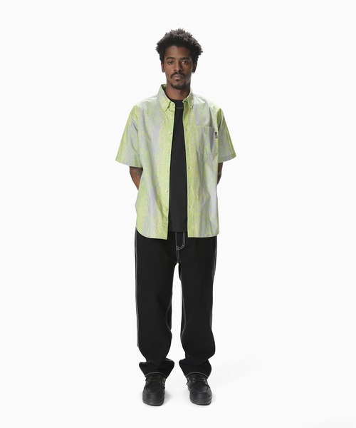 thisisneverthat(ディスイズネバーザット)の「Python S/S Shirt(シャツ/ブラウス・メンズ・ダークネイビー/ライトグリーン・S/M/L/XL)」の6枚目の写真