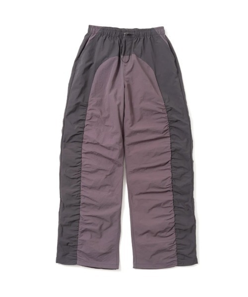 HTH（エイチティーエイチ）の「nylon shirring pants（その他パンツ・レディース・アーミー/グレー系・フリー）」の2枚目の写真