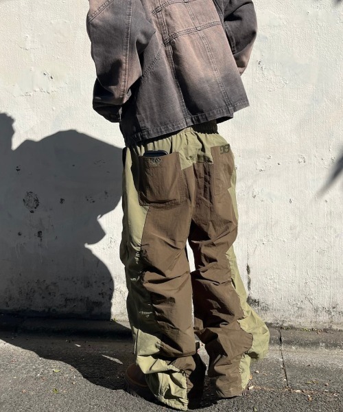 HTH（エイチティーエイチ）の「nylon shirring pants（その他パンツ・レディース・アーミー/グレー系・フリー）」の13枚目の写真