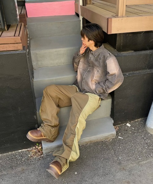 HTH（エイチティーエイチ）の「nylon shirring pants（その他パンツ・レディース・アーミー/グレー系・フリー）」の9枚目の写真