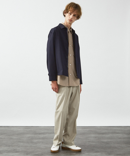 ABAHOUSE（アバハウス）の「ドレープ ウール インタック スラックス / ワイドストレート（その他パンツ・メンズ・ブラック/グレイッシュベージュ/チャコールグレー・44/46/48）」の16枚目の写真