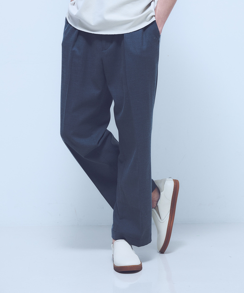 ABAHOUSE（アバハウス）の「ドレープ ウール インタック スラックス / ワイドストレート（その他パンツ・メンズ・ブラック/グレイッシュベージュ/チャコールグレー・44/46/48）」の15枚目の写真