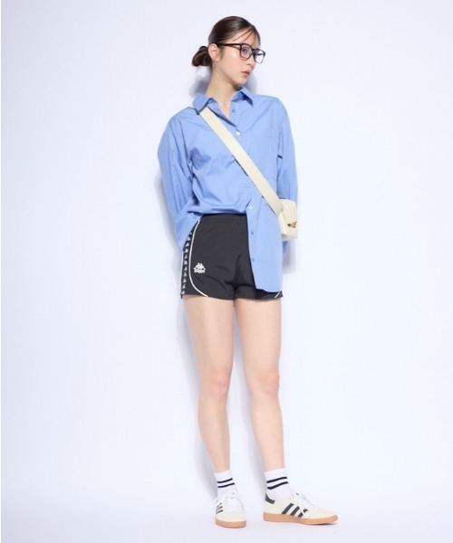 Kappa（カッパ）の「サイドテープショートパンツ（その他パンツ・レディース・ブラック/グリーン・MEDIUM/LARGE/X-LARGE）」の4枚目の写真