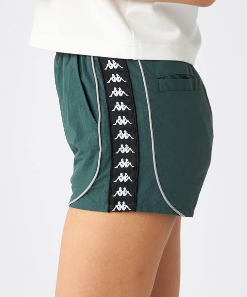 Kappa（カッパ）の「サイドテープショートパンツ（その他パンツ・レディース・ブラック/グリーン・MEDIUM/LARGE/X-LARGE）」の6枚目の写真