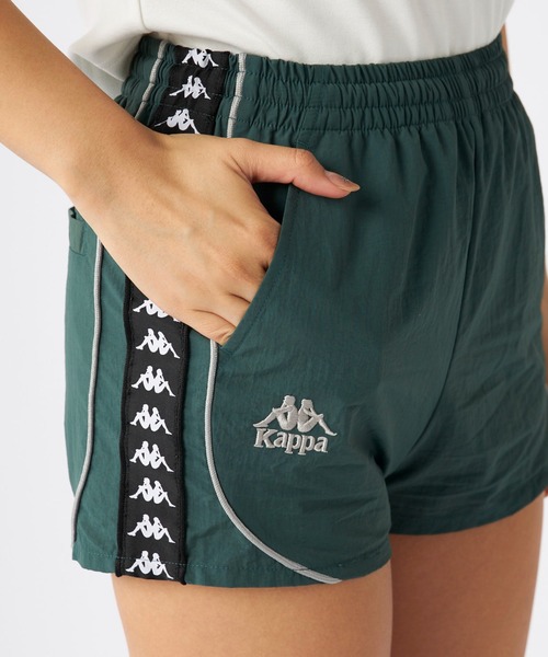 Kappa（カッパ）の「サイドテープショートパンツ（その他パンツ・レディース・ブラック/グリーン・MEDIUM/LARGE/X-LARGE）」の9枚目の写真