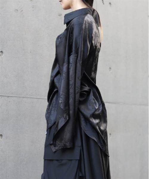 REZEN（リゼン）の「陰陽師×曼荼羅２ＷＡＹシャツ（シャツ/ブラウス・メンズ・ブラック/アイボリー/ローズ/レッドパープル・MEDIUM/LARGE）」の5枚目の写真