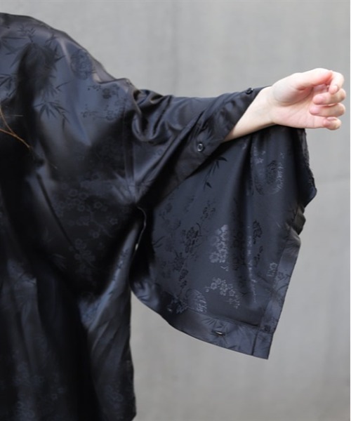 REZEN（リゼン）の「陰陽師×曼荼羅２ＷＡＹシャツ（シャツ/ブラウス・メンズ・ブラック/アイボリー/ローズ/レッドパープル・MEDIUM/LARGE）」の9枚目の写真