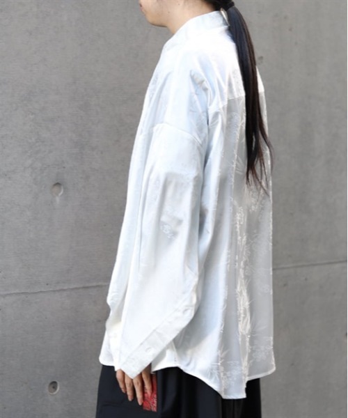 REZEN（リゼン）の「陰陽師×曼荼羅２ＷＡＹシャツ（シャツ/ブラウス・メンズ・ブラック/アイボリー/ローズ/レッドパープル・MEDIUM/LARGE）」の11枚目の写真