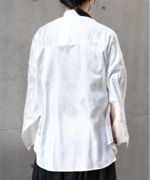 REZEN（リゼン）の「陰陽師×曼荼羅２ＷＡＹシャツ（シャツ/ブラウス・メンズ・ブラック/アイボリー/ローズ/レッドパープル・MEDIUM/LARGE）」の12枚目の写真