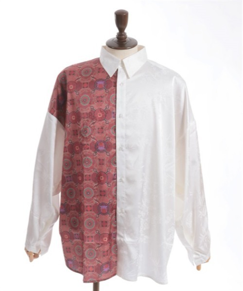 REZEN（リゼン）の「陰陽師×曼荼羅２ＷＡＹシャツ（シャツ/ブラウス・メンズ・ブラック/アイボリー/ローズ/レッドパープル・MEDIUM/LARGE）」の17枚目の写真