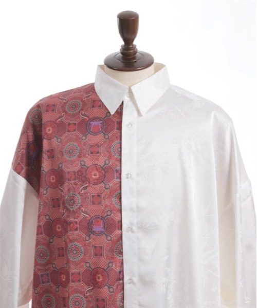 REZEN（リゼン）の「陰陽師×曼荼羅２ＷＡＹシャツ（シャツ/ブラウス・メンズ・ブラック/アイボリー/ローズ/レッドパープル・MEDIUM/LARGE）」の20枚目の写真