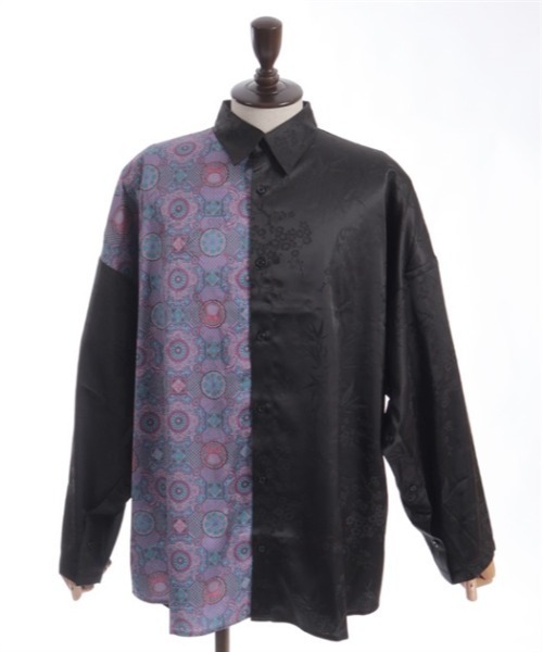 REZEN（リゼン）の「陰陽師×曼荼羅２ＷＡＹシャツ（シャツ/ブラウス・メンズ・ブラック/アイボリー/ローズ/レッドパープル・MEDIUM/LARGE）」の22枚目の写真