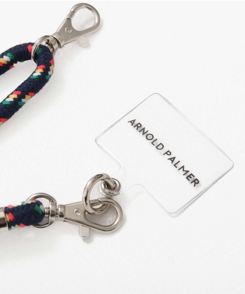 Arnold Palmer(アーノルドパーマー)の「パーマー ミックスコード シェア スマホストラップ(スマホグッズ・レディース・ベージュ/ネイビー・F)」の3枚目の写真