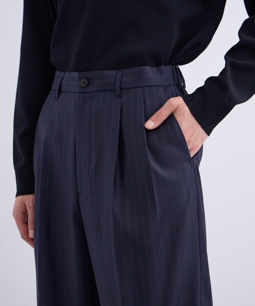 セットアップ着用可能】LORO PIANA FABRIC イージーパンツ（スラックス