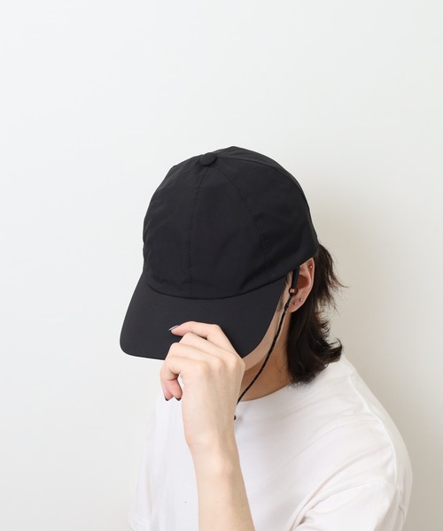 セール】防水生地 あご紐付きベースボールキャップ（キャップ
