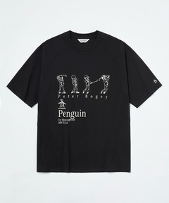 SAINT LAURENT PARIS シルク　ポケTシャツ M Pre - Loved] Saint Laurent Paris M Lightning Bolt Printed T