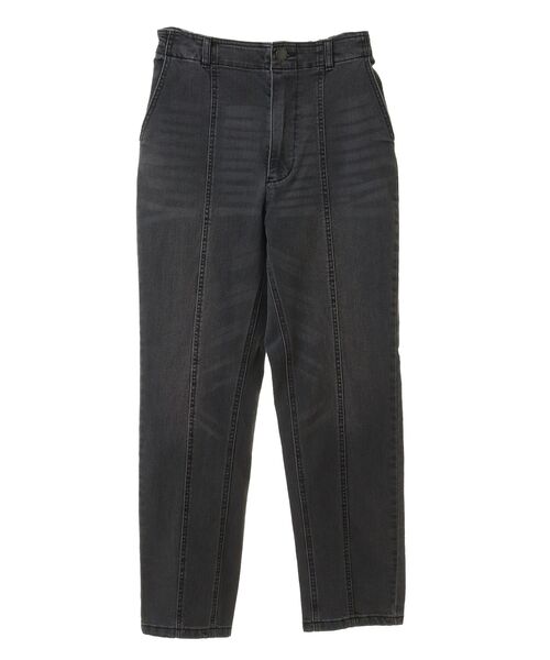 Green　Parks（グリーンパークス）の「GUMストレッチパネル切り替えデニムパンツ（デニムパンツ・レディース・ブラック/インディゴブルー・M/L）」の19枚目の写真