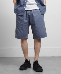 ZIP FIVE（ジップファイブ）の「【CORISCO】 TCツイル アニマル プリント ショートパンツ / ハーフパンツ（チノパンツ）」