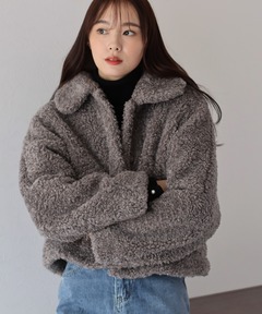 ジャケット・アウター AMERI OTONAMUSE FRINGE TWEED OVER JACKET セール】OTONA MUSE FRINGE TWEED OVER JACKET（その他アウター