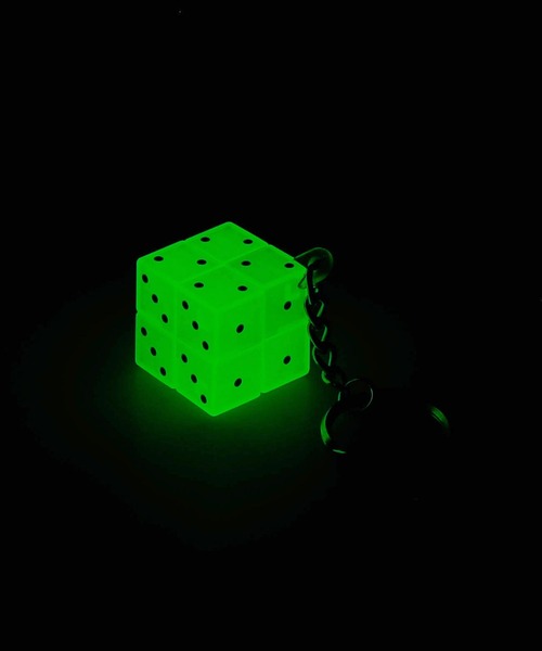 HIGHTIDE（ハイタイド）の「マジックキューブ キーホルダー キーリング グロー 蓄光 チャーム ミニ（キーホルダー・メンズ・その他・FREE）」の6枚目の写真